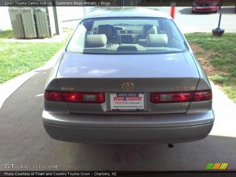Cashmere Beige Metallic / Beige 1997 Toyota Camry XLE V6