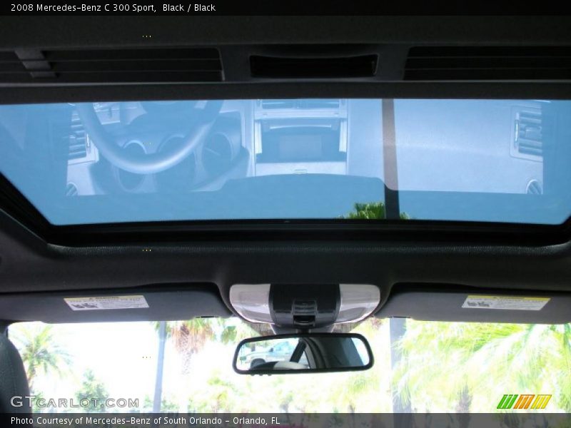 Black / Black 2008 Mercedes-Benz C 300 Sport