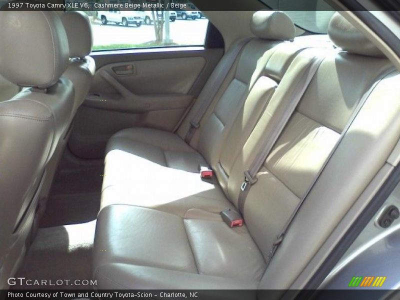 Cashmere Beige Metallic / Beige 1997 Toyota Camry XLE V6