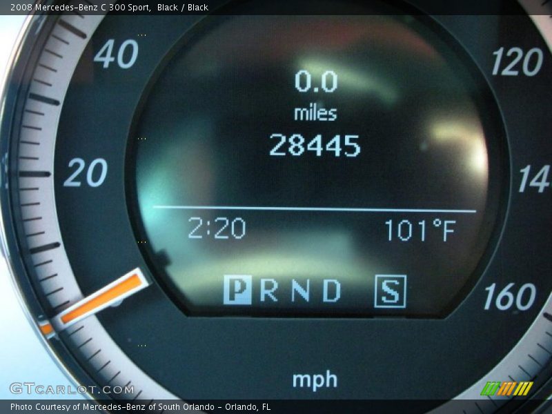 Black / Black 2008 Mercedes-Benz C 300 Sport