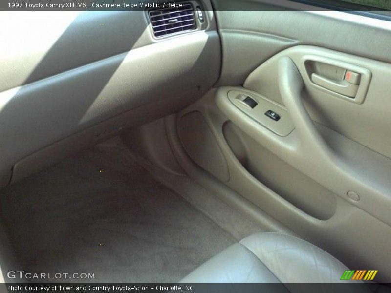 Cashmere Beige Metallic / Beige 1997 Toyota Camry XLE V6