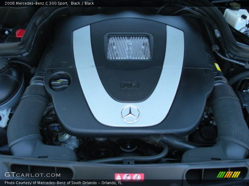 Black / Black 2008 Mercedes-Benz C 300 Sport