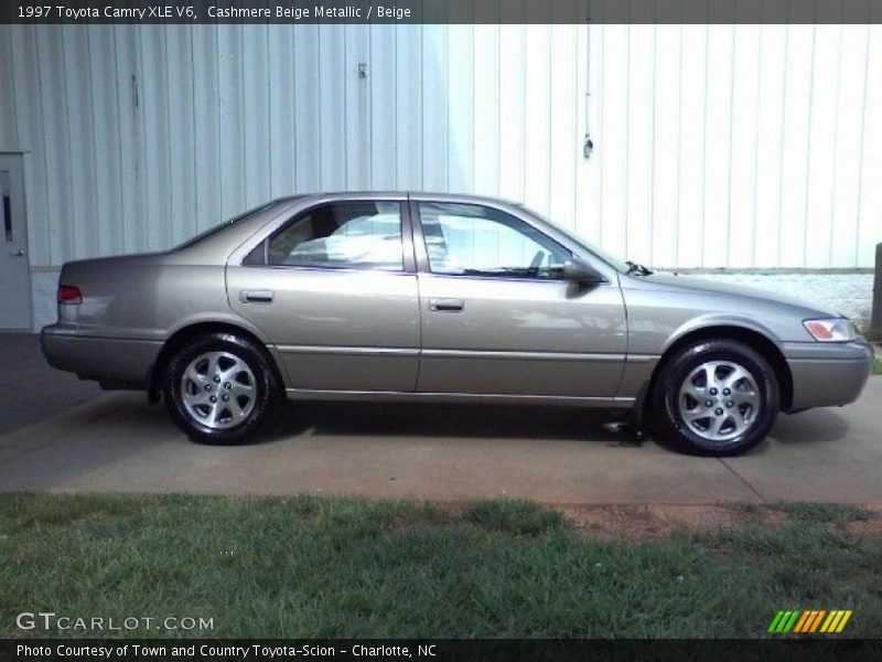 Cashmere Beige Metallic / Beige 1997 Toyota Camry XLE V6