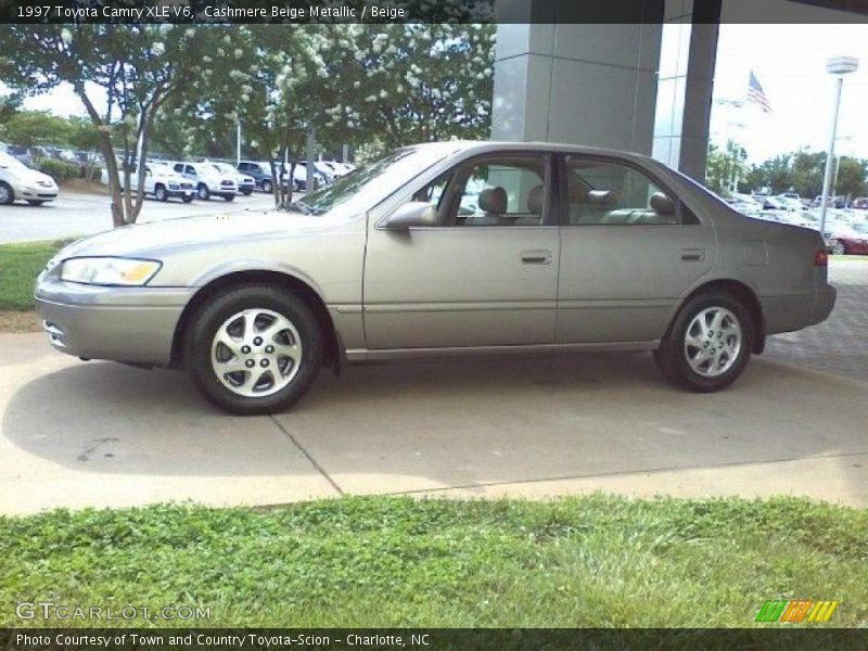 Cashmere Beige Metallic / Beige 1997 Toyota Camry XLE V6