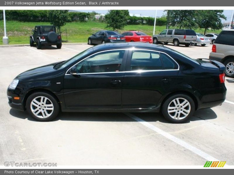 Black / Anthracite 2007 Volkswagen Jetta Wolfsburg Edition Sedan