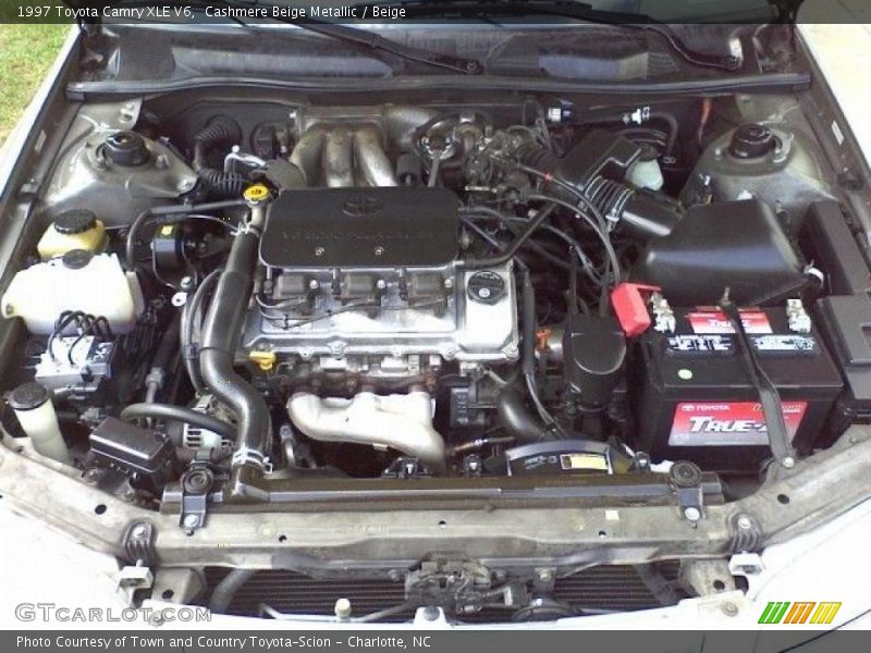 Cashmere Beige Metallic / Beige 1997 Toyota Camry XLE V6