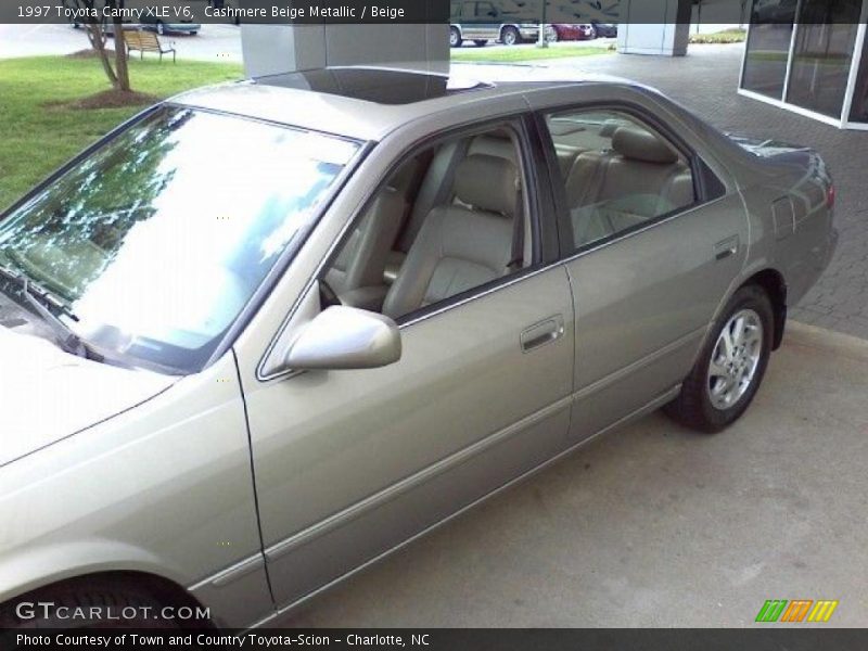 Cashmere Beige Metallic / Beige 1997 Toyota Camry XLE V6