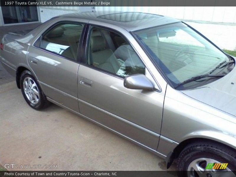 Cashmere Beige Metallic / Beige 1997 Toyota Camry XLE V6