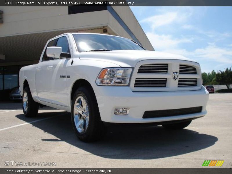 Stone White / Dark Slate Gray 2010 Dodge Ram 1500 Sport Quad Cab 4x4