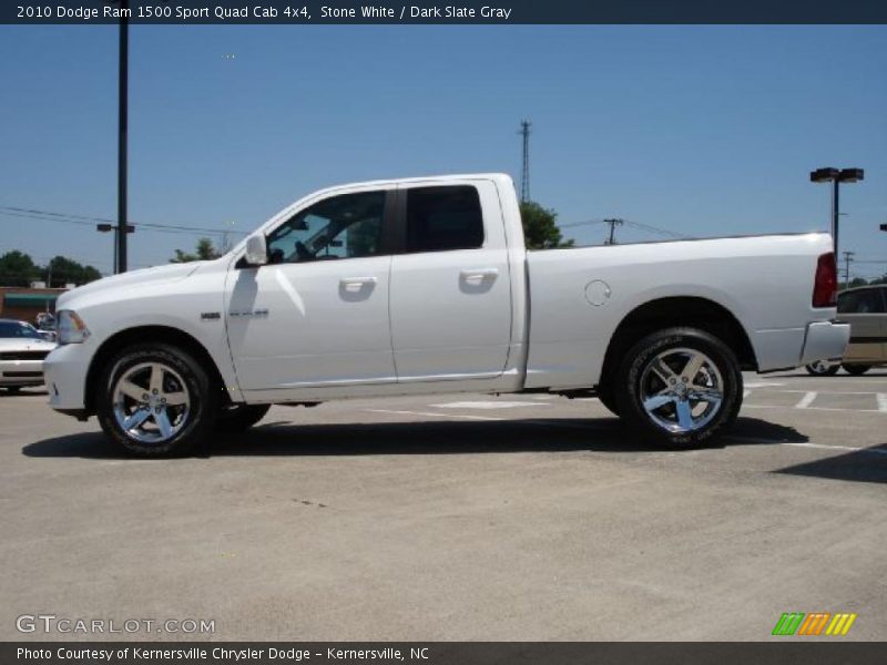 Stone White / Dark Slate Gray 2010 Dodge Ram 1500 Sport Quad Cab 4x4