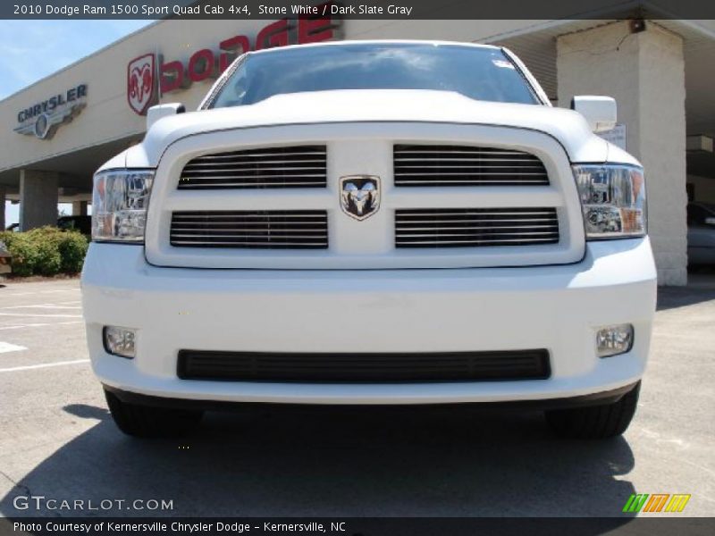 Stone White / Dark Slate Gray 2010 Dodge Ram 1500 Sport Quad Cab 4x4