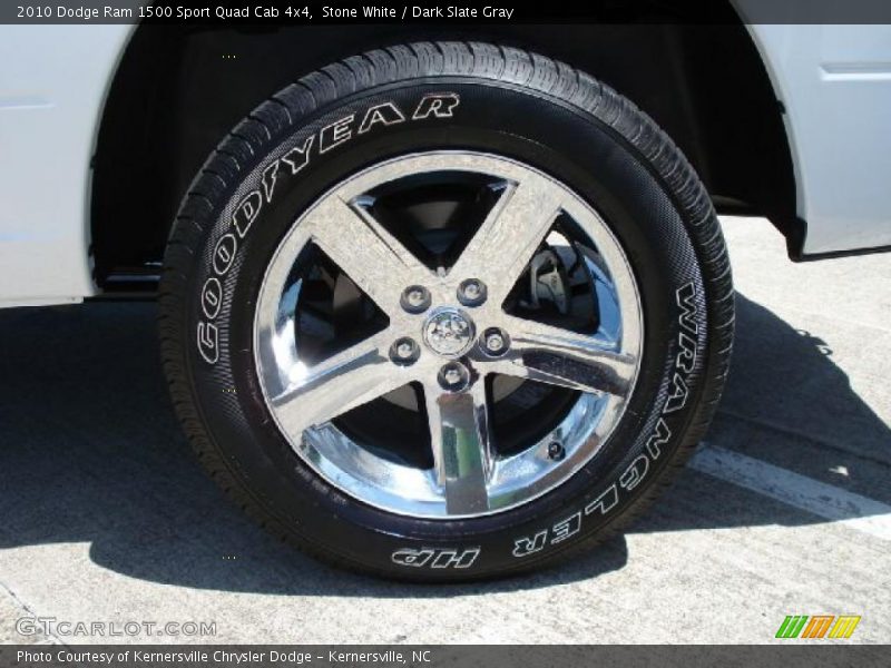 Stone White / Dark Slate Gray 2010 Dodge Ram 1500 Sport Quad Cab 4x4