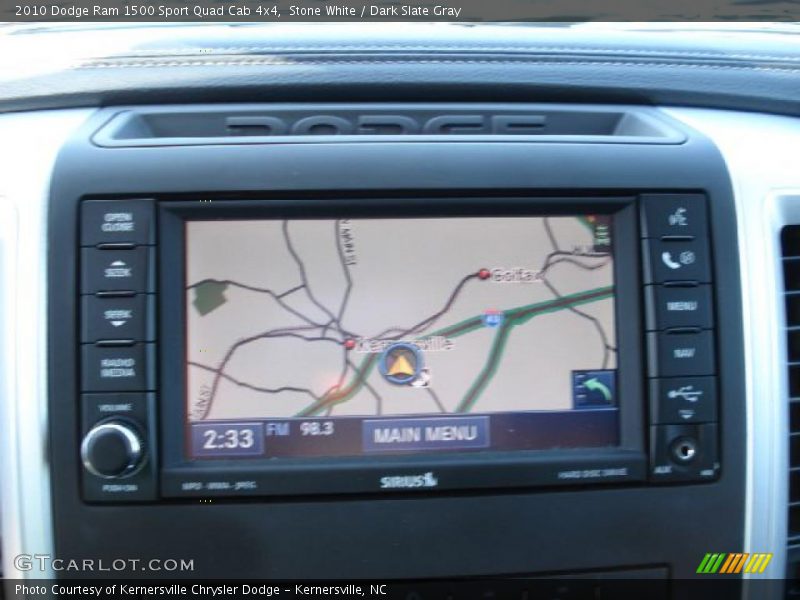 Stone White / Dark Slate Gray 2010 Dodge Ram 1500 Sport Quad Cab 4x4