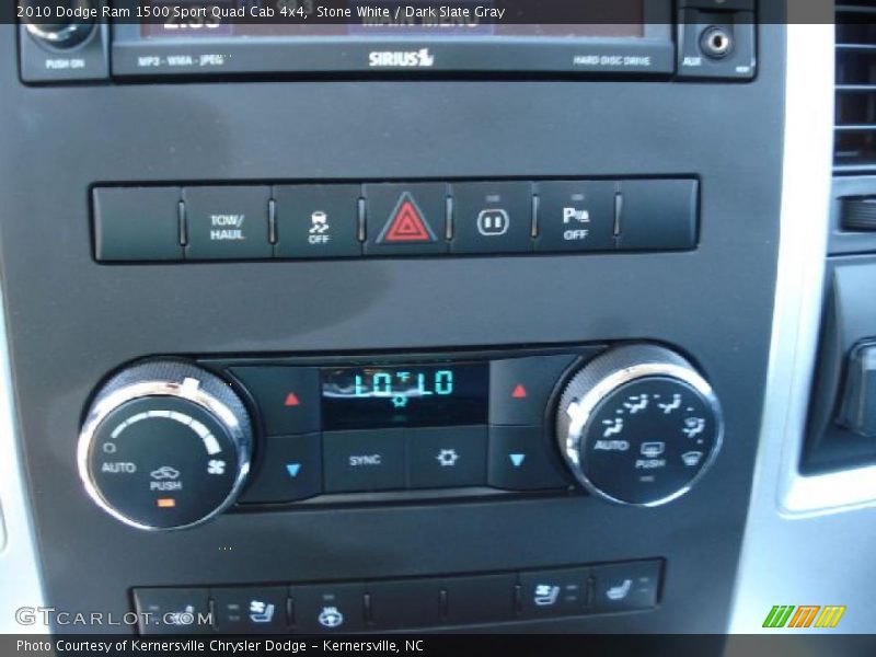 Stone White / Dark Slate Gray 2010 Dodge Ram 1500 Sport Quad Cab 4x4
