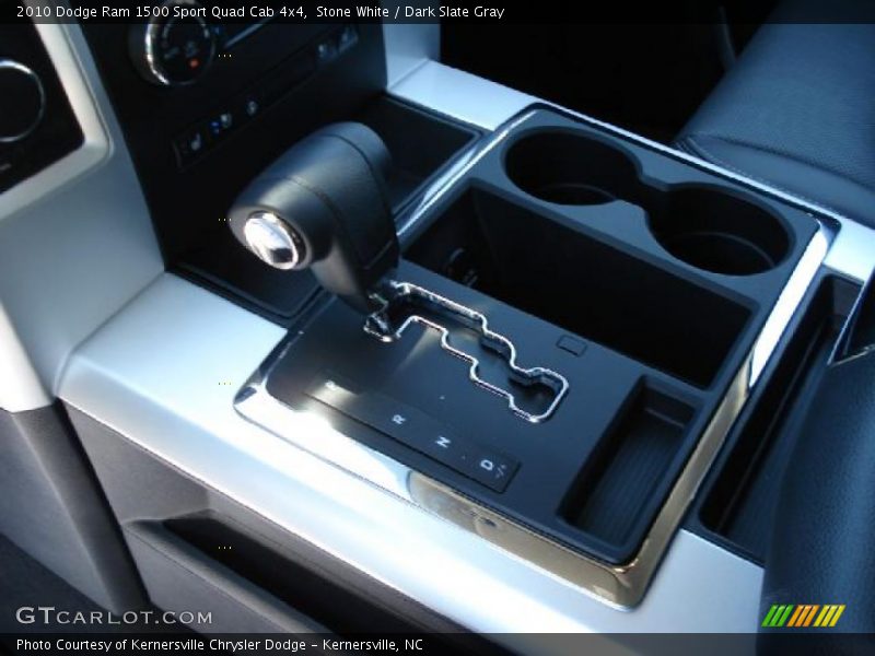 Stone White / Dark Slate Gray 2010 Dodge Ram 1500 Sport Quad Cab 4x4