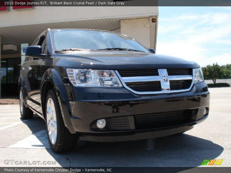 Brilliant Black Crystal Pearl / Dark Slate Gray 2010 Dodge Journey R/T