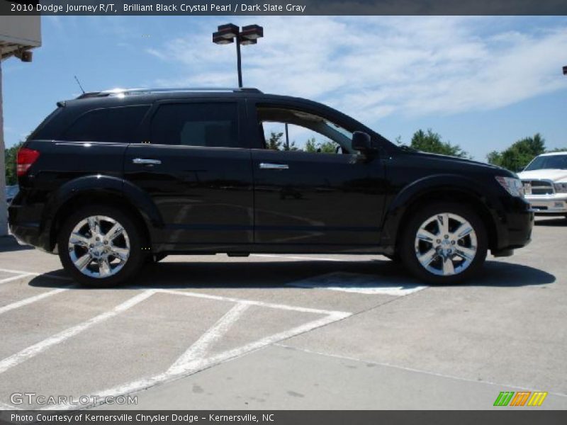 Brilliant Black Crystal Pearl / Dark Slate Gray 2010 Dodge Journey R/T
