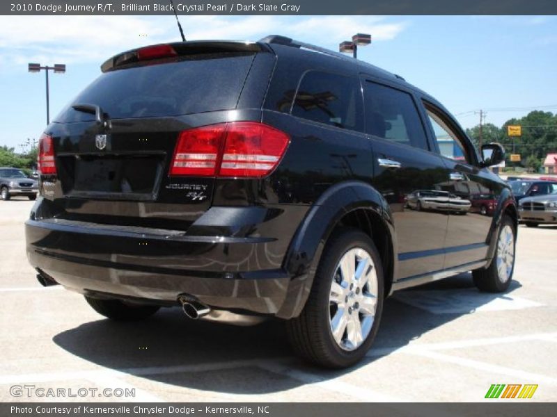 Brilliant Black Crystal Pearl / Dark Slate Gray 2010 Dodge Journey R/T