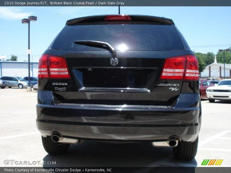 Brilliant Black Crystal Pearl / Dark Slate Gray 2010 Dodge Journey R/T