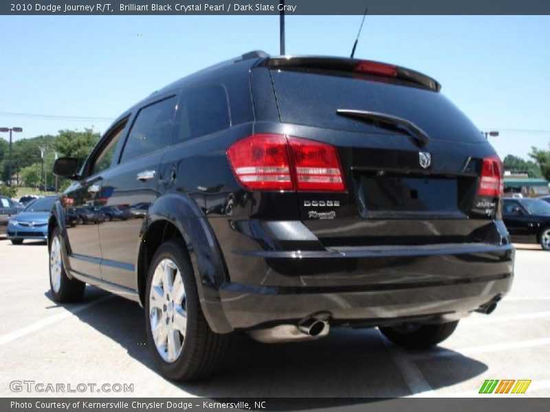 Brilliant Black Crystal Pearl / Dark Slate Gray 2010 Dodge Journey R/T