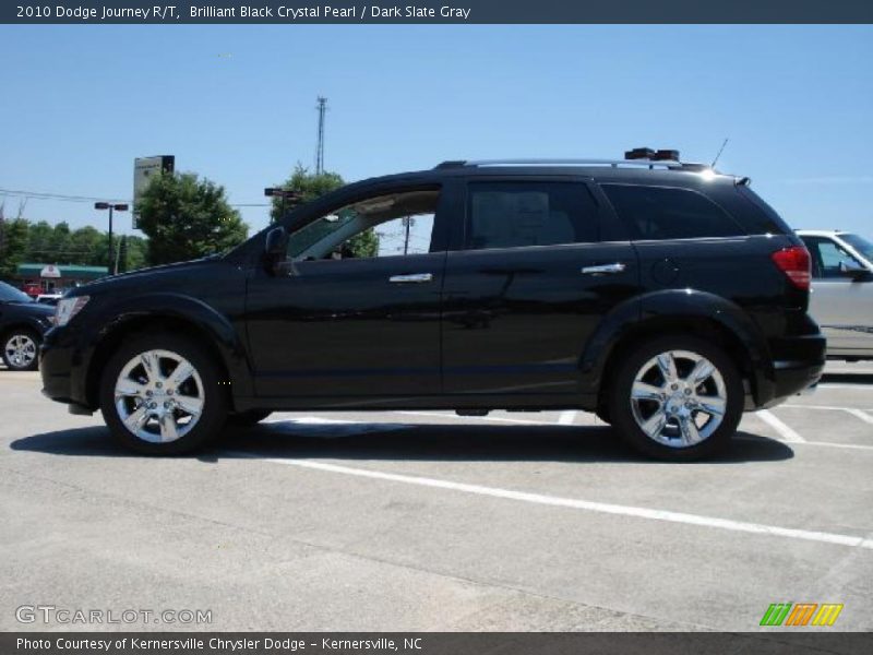 Brilliant Black Crystal Pearl / Dark Slate Gray 2010 Dodge Journey R/T