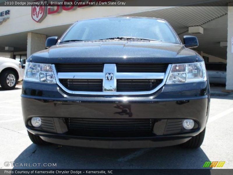 Brilliant Black Crystal Pearl / Dark Slate Gray 2010 Dodge Journey R/T