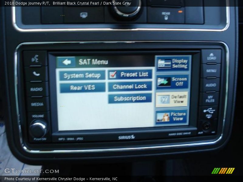 Brilliant Black Crystal Pearl / Dark Slate Gray 2010 Dodge Journey R/T