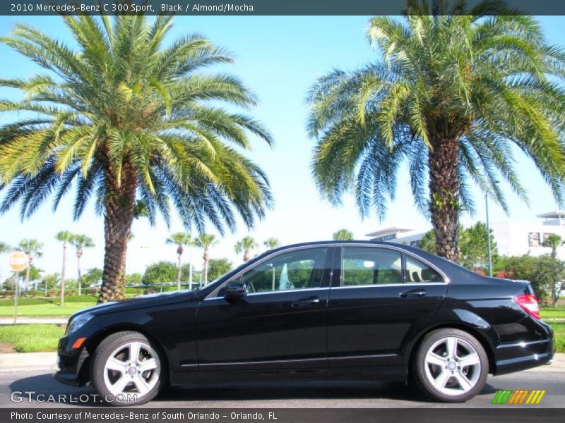 Black / Almond/Mocha 2010 Mercedes-Benz C 300 Sport