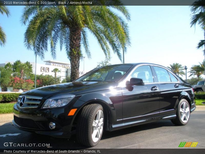 Black / Almond/Mocha 2010 Mercedes-Benz C 300 Sport