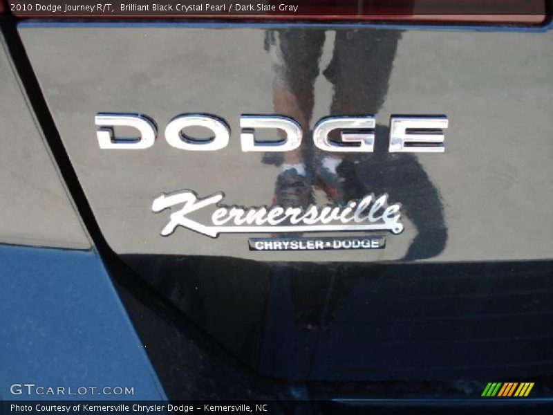 Brilliant Black Crystal Pearl / Dark Slate Gray 2010 Dodge Journey R/T