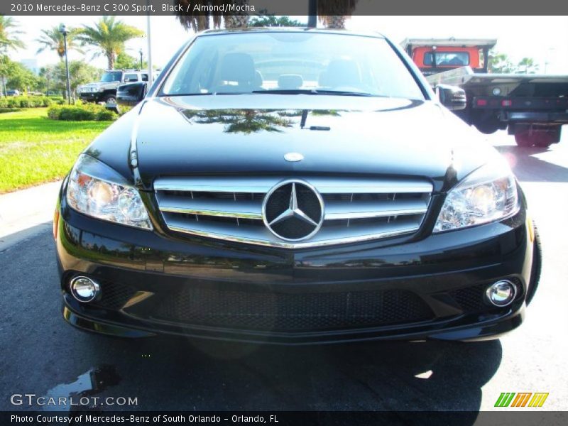 Black / Almond/Mocha 2010 Mercedes-Benz C 300 Sport
