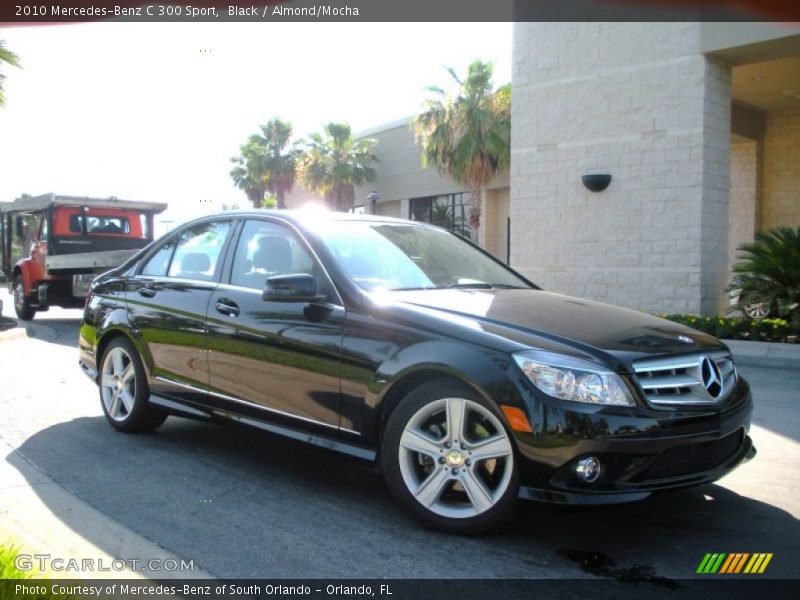Black / Almond/Mocha 2010 Mercedes-Benz C 300 Sport
