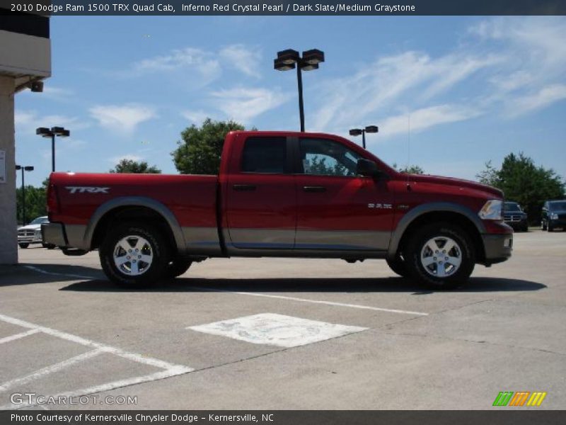 Inferno Red Crystal Pearl / Dark Slate/Medium Graystone 2010 Dodge Ram 1500 TRX Quad Cab