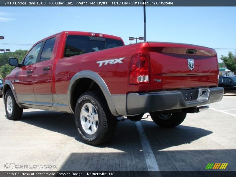 Inferno Red Crystal Pearl / Dark Slate/Medium Graystone 2010 Dodge Ram 1500 TRX Quad Cab