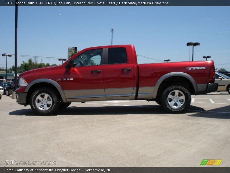 Inferno Red Crystal Pearl / Dark Slate/Medium Graystone 2010 Dodge Ram 1500 TRX Quad Cab