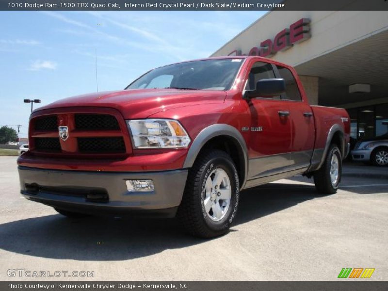 Inferno Red Crystal Pearl / Dark Slate/Medium Graystone 2010 Dodge Ram 1500 TRX Quad Cab