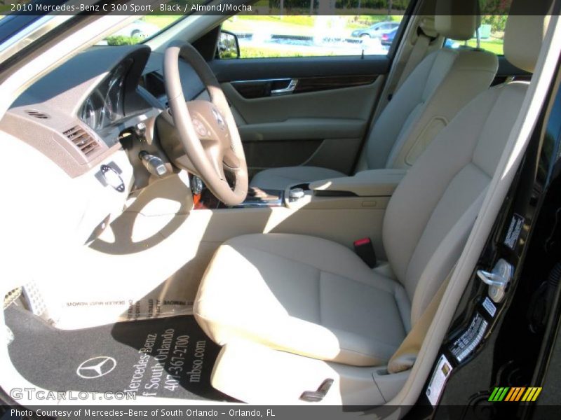 Black / Almond/Mocha 2010 Mercedes-Benz C 300 Sport