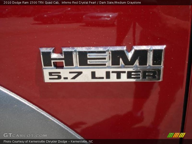 Inferno Red Crystal Pearl / Dark Slate/Medium Graystone 2010 Dodge Ram 1500 TRX Quad Cab