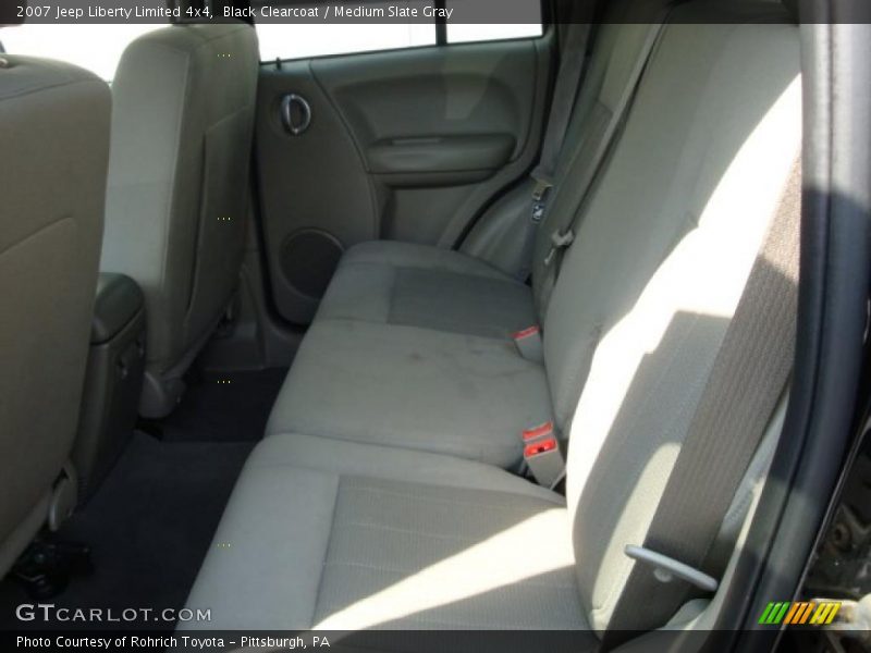 Black Clearcoat / Medium Slate Gray 2007 Jeep Liberty Limited 4x4