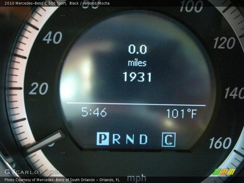 Black / Almond/Mocha 2010 Mercedes-Benz C 300 Sport