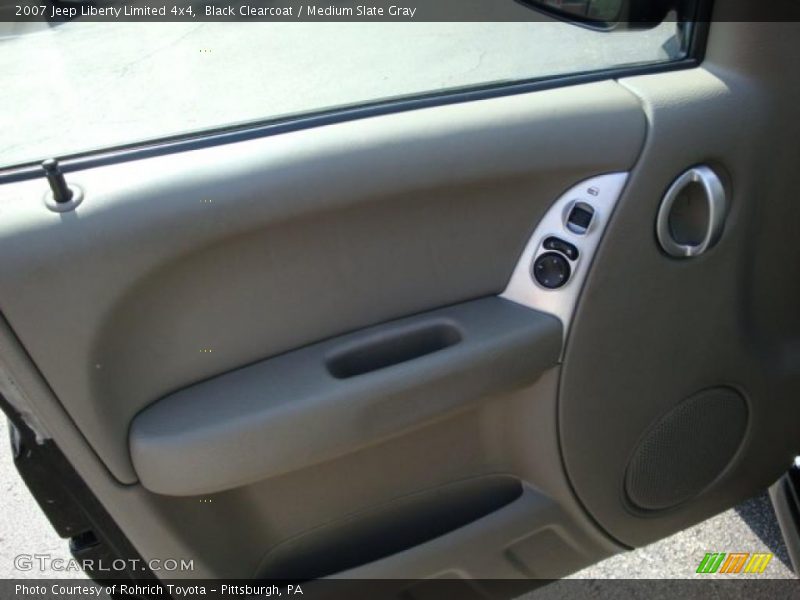Black Clearcoat / Medium Slate Gray 2007 Jeep Liberty Limited 4x4