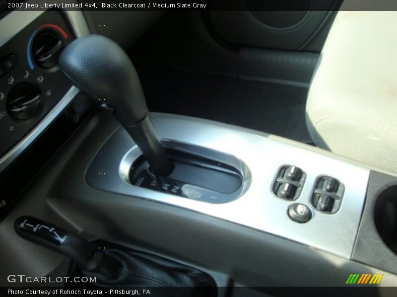 Black Clearcoat / Medium Slate Gray 2007 Jeep Liberty Limited 4x4