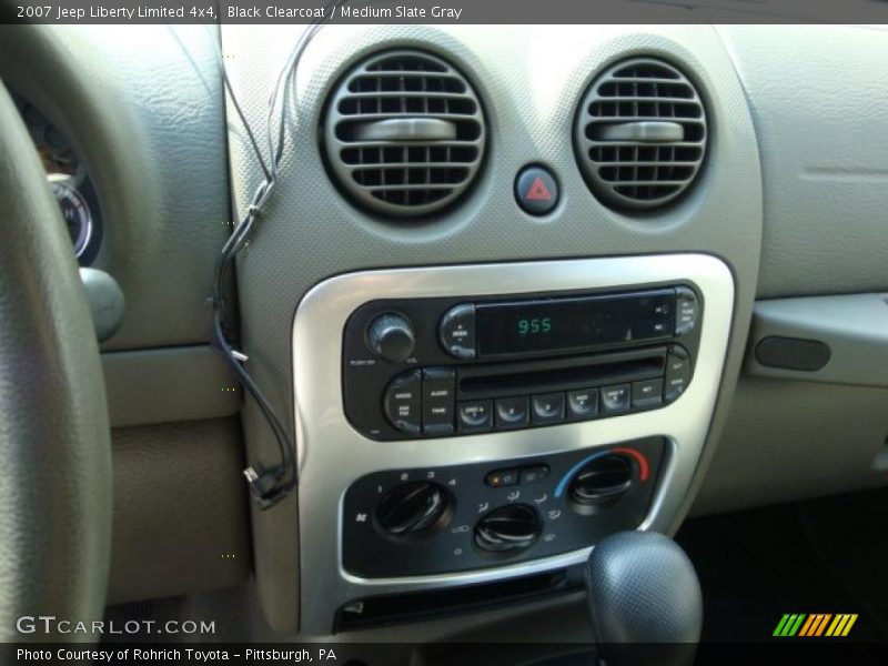 Black Clearcoat / Medium Slate Gray 2007 Jeep Liberty Limited 4x4