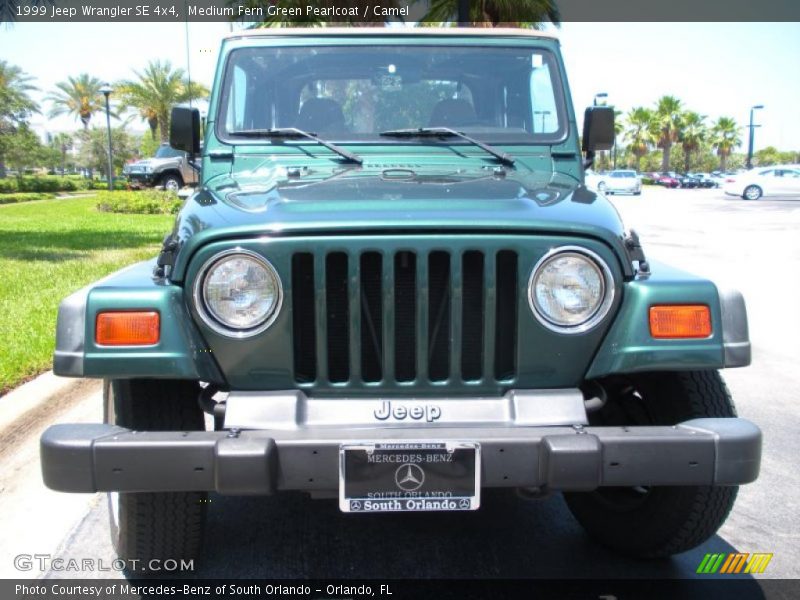 Medium Fern Green Pearlcoat / Camel 1999 Jeep Wrangler SE 4x4