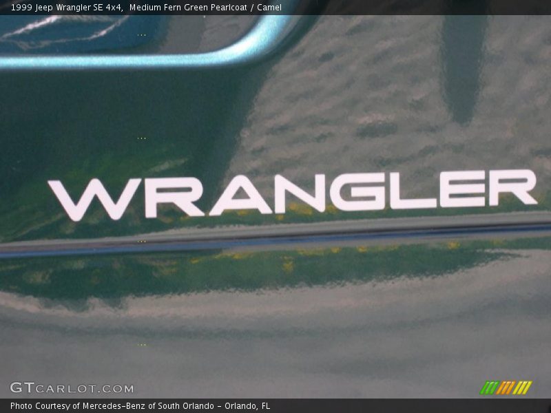 Medium Fern Green Pearlcoat / Camel 1999 Jeep Wrangler SE 4x4