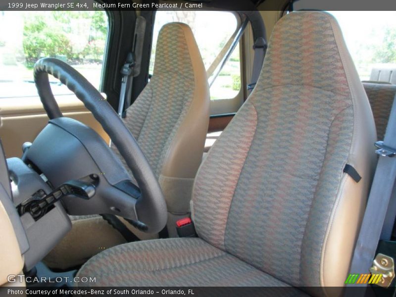 Medium Fern Green Pearlcoat / Camel 1999 Jeep Wrangler SE 4x4