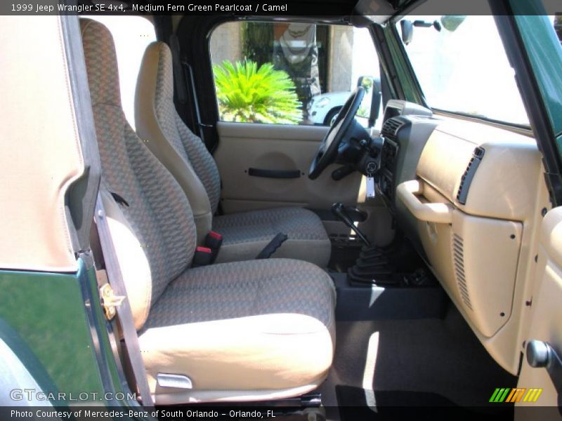 Medium Fern Green Pearlcoat / Camel 1999 Jeep Wrangler SE 4x4
