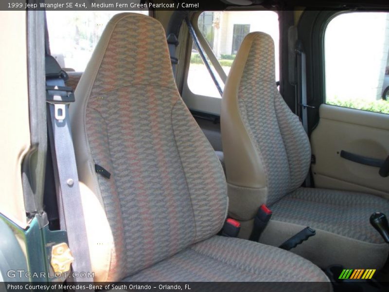 Medium Fern Green Pearlcoat / Camel 1999 Jeep Wrangler SE 4x4
