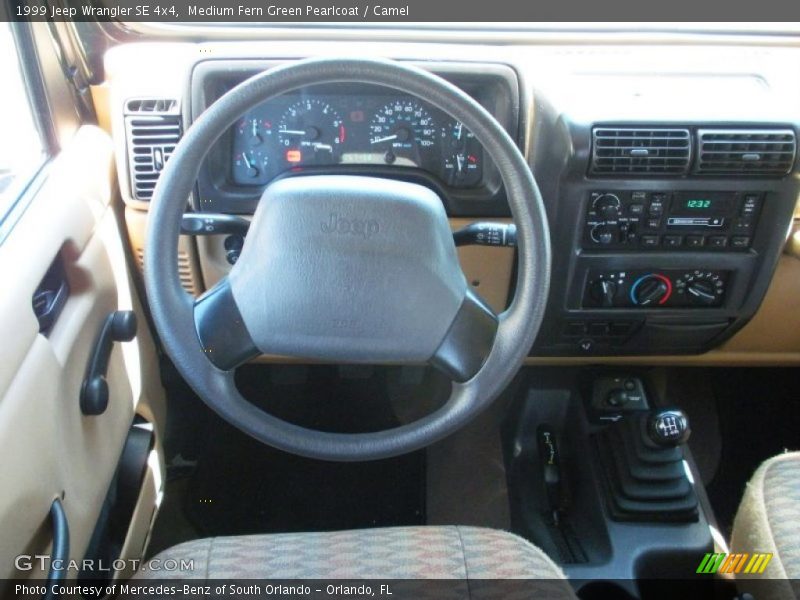 Medium Fern Green Pearlcoat / Camel 1999 Jeep Wrangler SE 4x4