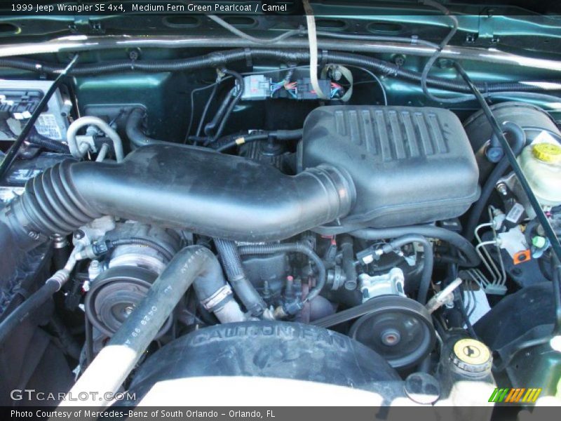 Medium Fern Green Pearlcoat / Camel 1999 Jeep Wrangler SE 4x4